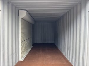 【東北】中古20ft　左パネル3mシャッター付きコンテナ【U2069940】