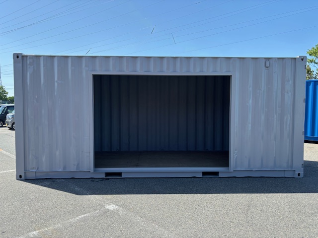 【北陸】中古20ft ドライスチールコンテナ　3mシャッター付き