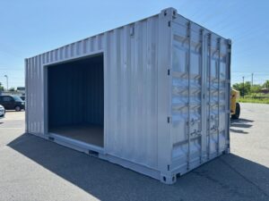 【北陸】中古20ft ドライスチールコンテナ　3mシャッター付き