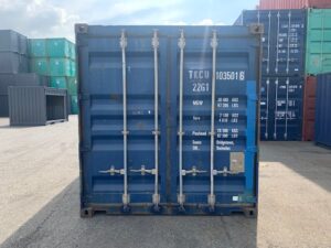 【神戸】特価！中古20FTドライスチールコンテナ TKCU1035016