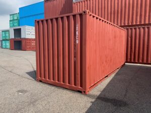 【神戸】中古20ft ドライスチールコンテナ 右パネル3mシャッター付き TKCU2573919