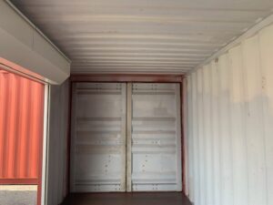 【神戸】中古20ft ドライスチールコンテナ 右パネル3mシャッター付き TKCU2573919