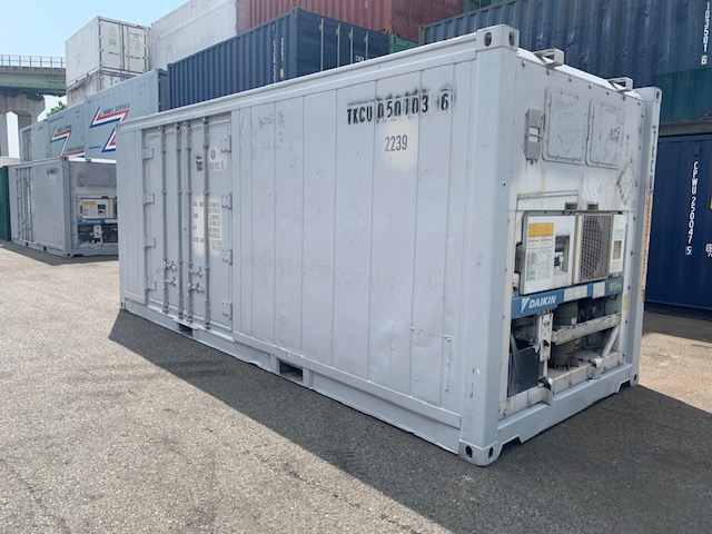 【神戸】中古20特殊REFBOXコンテナ　両サイド観音コンテナドア