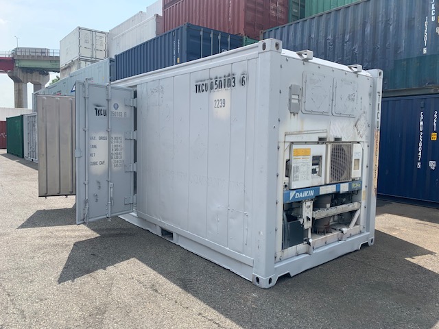 【神戸】中古20特殊REFBOXコンテナ　両サイド観音コンテナドア