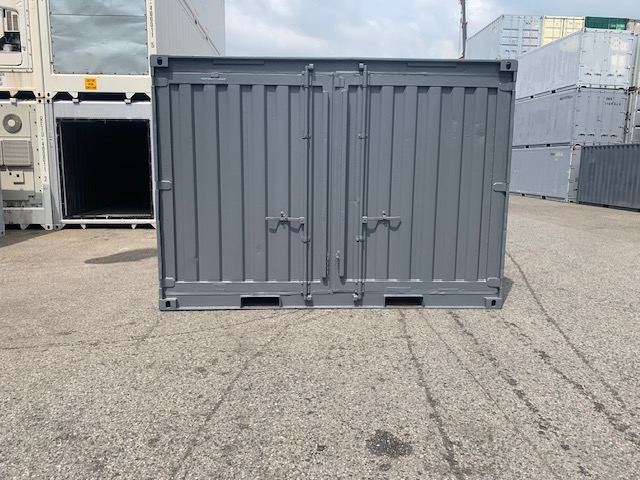 【神戸】中古12ftドライスチールコンテナ　グレー塗装　TKCU99Y120