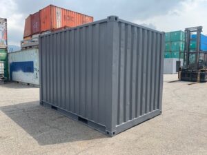 【神戸】中古12ftドライスチールコンテナ　グレー塗装　TKCU99Y120