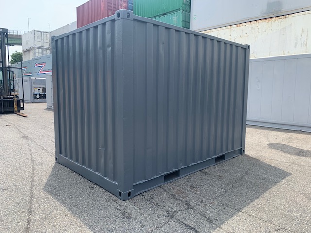 【神戸】中古12ftドライスチールコンテナ　グレー塗装　TKCU99Y120
