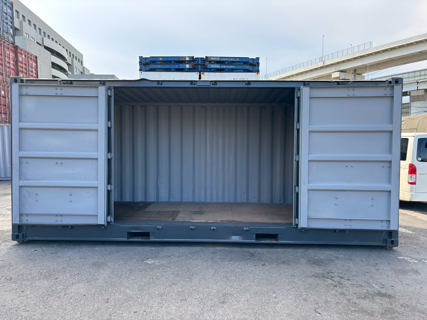 【横浜】中古20FT フルサイドオープンコンテナ(U0001085)