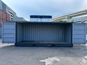 【横浜】中古20FT フルサイドオープンコンテナ(U0001085)