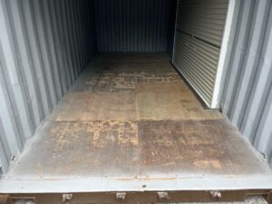 【横浜】中古20FTドライスチールコンテナ　外装塗装・右パネル3mシャッター付き(U2477068)