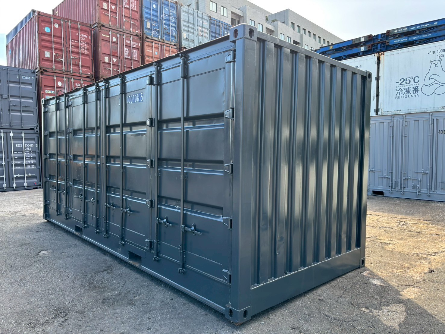 【横浜】中古20FT フルサイドオープンコンテナ(U0001085)