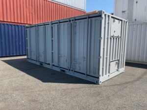 【神戸】☆美品　中古20ft サイドオープンコンテナ　　　　　　　　　　　　グレー塗装　TKCU480138