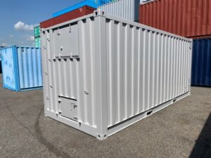 【神戸】☆美品　中古20ft サイドオープンコンテナ　　　　　　　　　　　　グレー塗装　TKCU480138