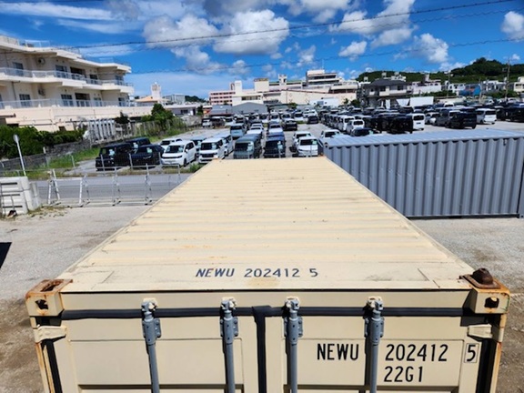 【お買い得！】新古20FTドライスチールコンテナ NEWU2024125 2017年製、外観美品！