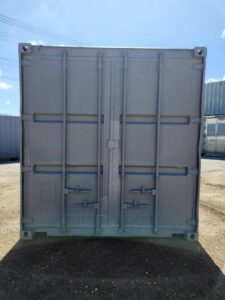 中古20FTドライスチールコンテナ U2707420 グレー錆止め塗装済み