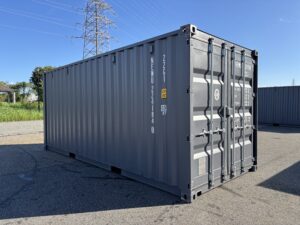 【北陸】新造20ft ドライスチールコンテナ（ダークグレー）