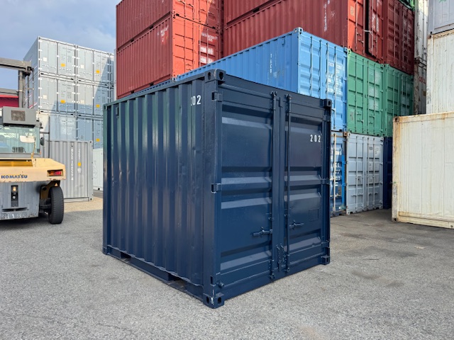 【神戸】中古10FT ドライスチールコンテナ（妻側ドア）　No.202