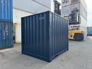 【神戸】中古10FT ドライスチールコンテナ（妻側ドア）　No.202