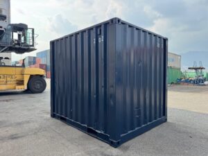 【神戸】中古10FT ドライスチールコンテナ（妻側ドア）　No.202