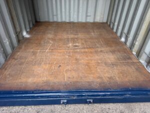 【神戸】中古10FT ドライスチールコンテナ（妻側ドア）　No.202