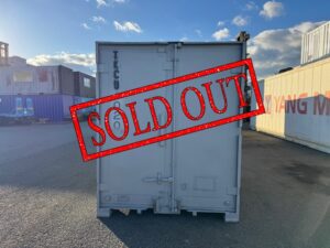 【神戸】中古6FT ドライスチールコンテナ（波板タイプ）TKCU1020