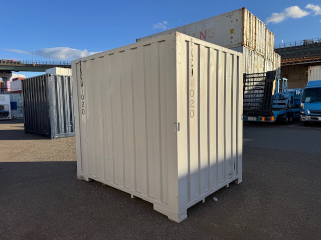 【神戸】中古6FT ドライスチールコンテナ（波板タイプ）TKCU1020