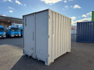 【神戸】中古6FT ドライスチールコンテナ（波板タイプ）TKCU1020