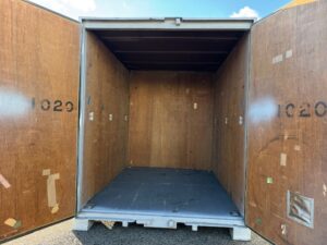 【神戸】中古6FT ドライスチールコンテナ（波板タイプ）TKCU1020