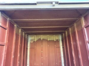 【神戸】中古6FT ドライスチールコンテナ（標準タイプ）TKCU0019