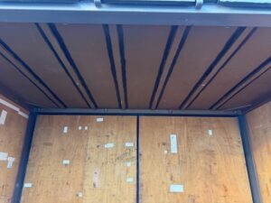 【神戸】中古12FT ドライスチールコンテナ（JRタイプ）　グレー塗装　TKCU935