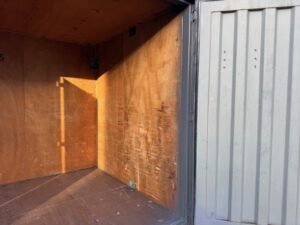 【神戸】中古12FT ドライスチールコンテナ　グレー塗装　TKCU99Y185