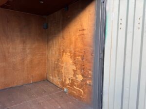 【神戸】中古12FT ドライスチールコンテナ　グレー塗装　TKCU99Y126