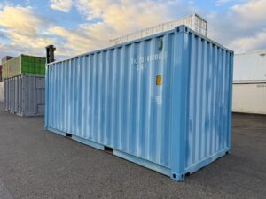 【神戸】中古20FT ドライスチールコンテナ 左パネル3mシャッター付き TKCU1403087