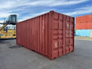 【神戸】中古20FT ドライスチールコンテナ 右パネル3mシャッター付き TKCU1039744