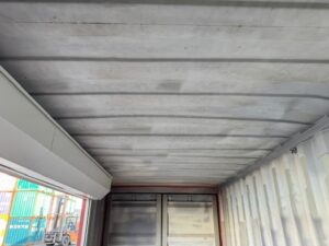 【神戸】中古20FT ドライスチールコンテナ 右パネル3mシャッター付き TKCU1039744