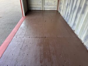 【神戸】中古20FT ドライスチールコンテナ 右パネル3mシャッター付き TKCU1039744