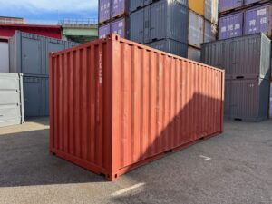 【神戸】中古20FT ドライスチールコンテナ 右パネル3mシャッター付き TKCU2104118