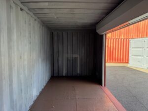 【神戸】中古20FT ドライスチールコンテナ 右パネル3mシャッター付き TKCU2104118