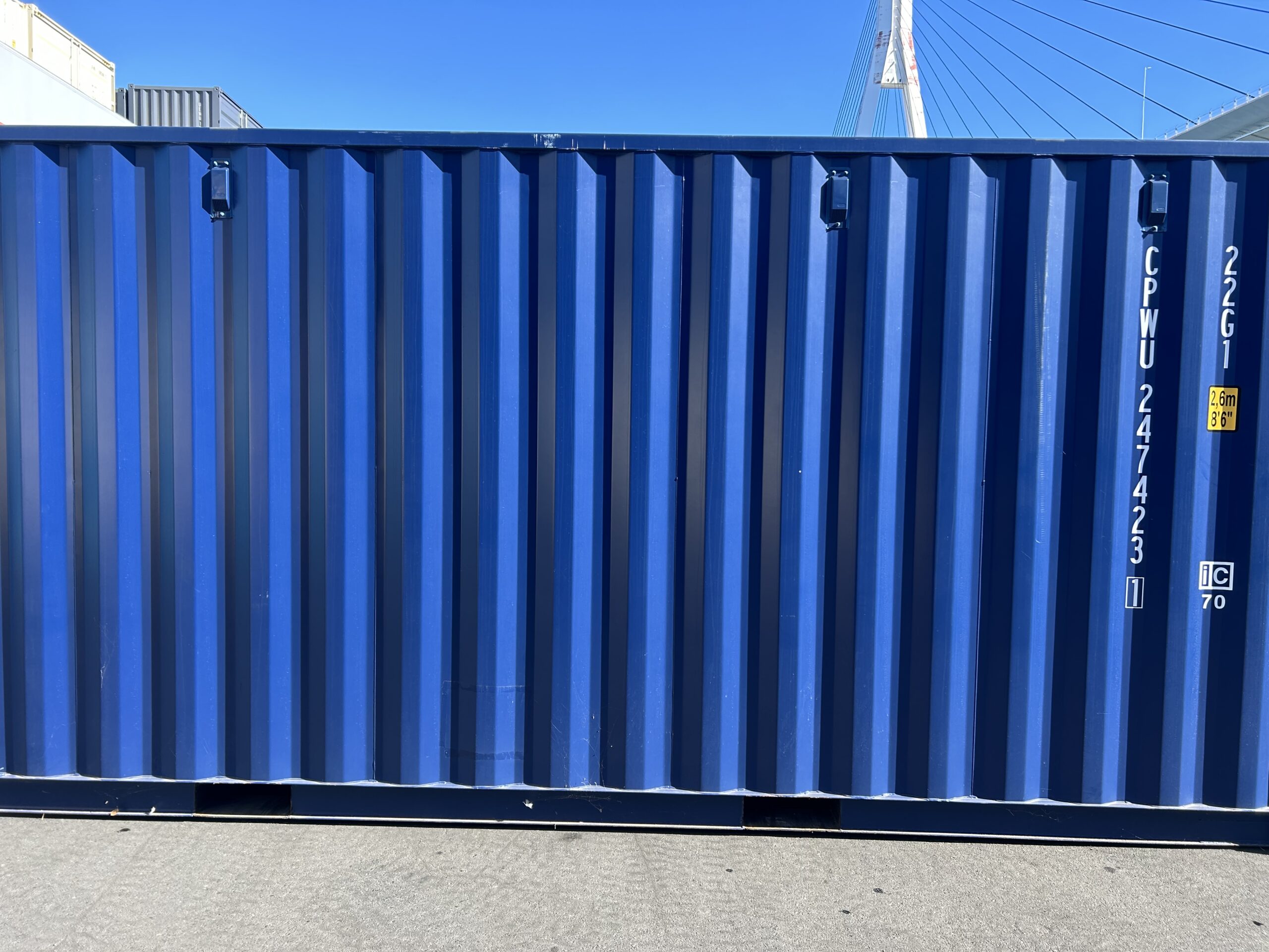 【横浜】美品新古20ftドライスチールコンテナ 2024年製　CPWU2474231
