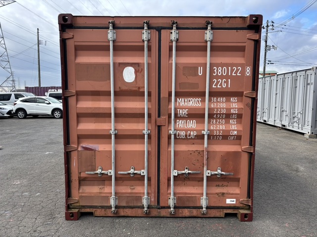 【東北】中古20ft　ドライスチールコンテナ【U3801228】