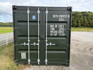 【福岡】新古20ftドライスチールコンテナ　※グリーン・グレー系複数台在庫有り！