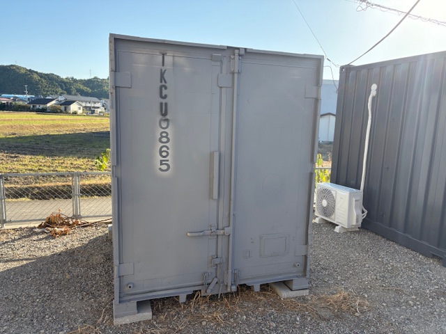 【福岡】中古6ftドライスチールコンテナ（グレー塗装済）　※複数台在庫有り！
