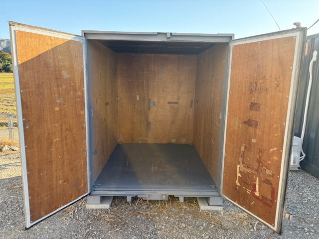 【福岡】中古6ftドライスチールコンテナ（グレー塗装済）　※複数台在庫有り！