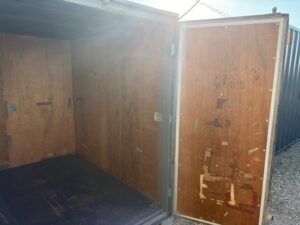 【福岡】中古6ftドライスチールコンテナ（グレー塗装済）　※複数台在庫有り！