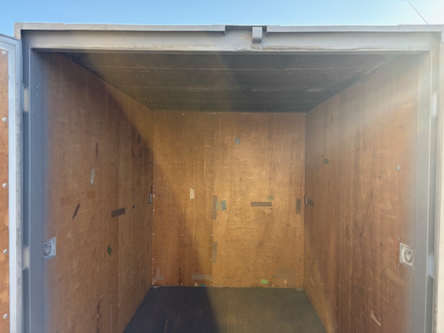 【福岡】中古6ftドライスチールコンテナ（グレー塗装済）　※複数台在庫有り！