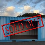 【福岡】中古20ftドライスチールコンテナ（右パネル3mシャッター）　TKCU1401607