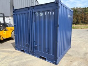 【福岡】中古10ftドライスチールコンテナ※ブルー塗装済み　（TKCU4711）