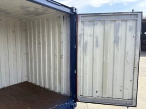 【福岡】中古10ftドライスチールコンテナ※ブルー塗装済み　（TKCU4711）