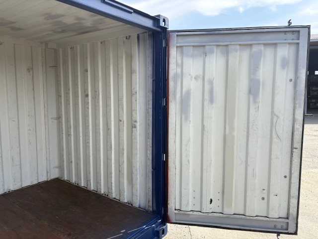 【福岡】中古10ftドライスチールコンテナ※ブルー塗装済み　（TKCU4711）