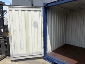 【福岡】中古10ftドライスチールコンテナ※ブルー塗装済み　（TKCU4711）